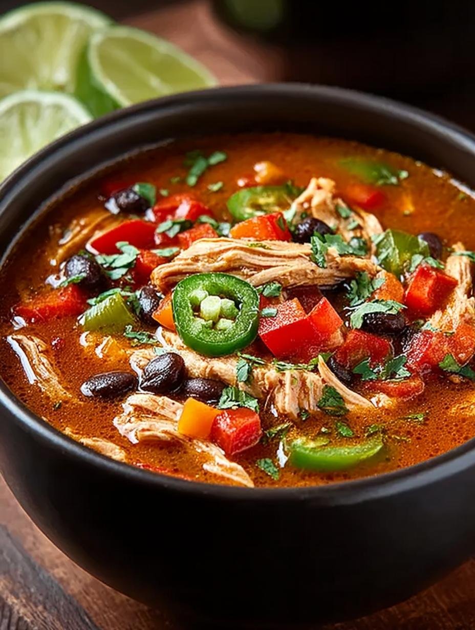 Slow Cooker Chicken Fajita Soup: 6 Hours of Comfort - Slow Cooker Chicken Fajita - main visual representation