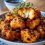 Spicy Orange Cauliflower Bites
