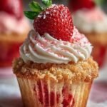 Strawberry Crunch Cupcakes