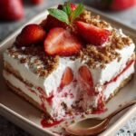 Strawberry Icebox Cake Vegan