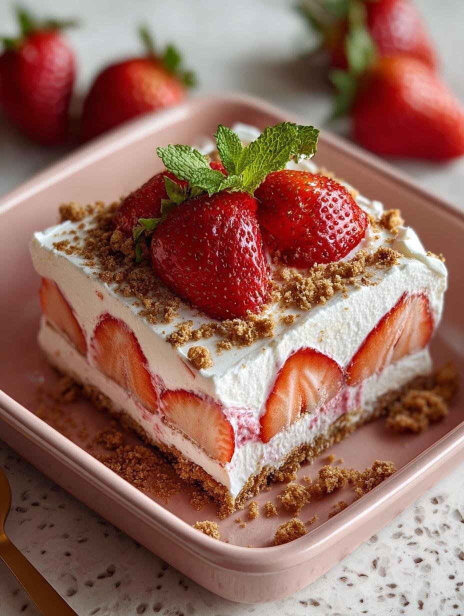 Delightful Strawberry Icebox Cake Vegan Recipe - Strawberry Icebox Cake Vegan - additional detail