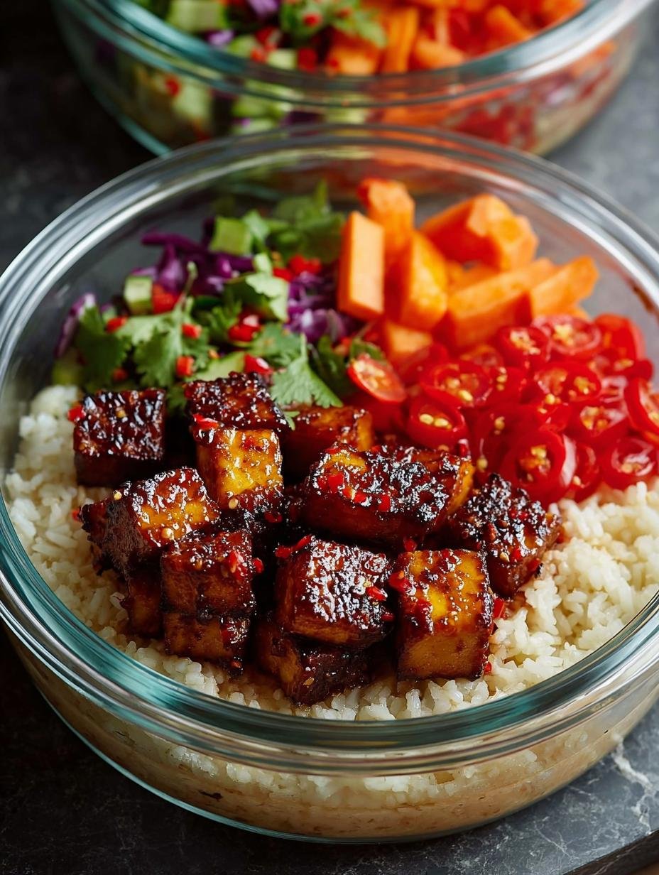 Sweet Chili Tofu Bowls: A Healthy Delight for Dinner - Sweet Chili Tofu Bowls - additional detail