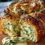 Swirled Garlic Herb Cheese