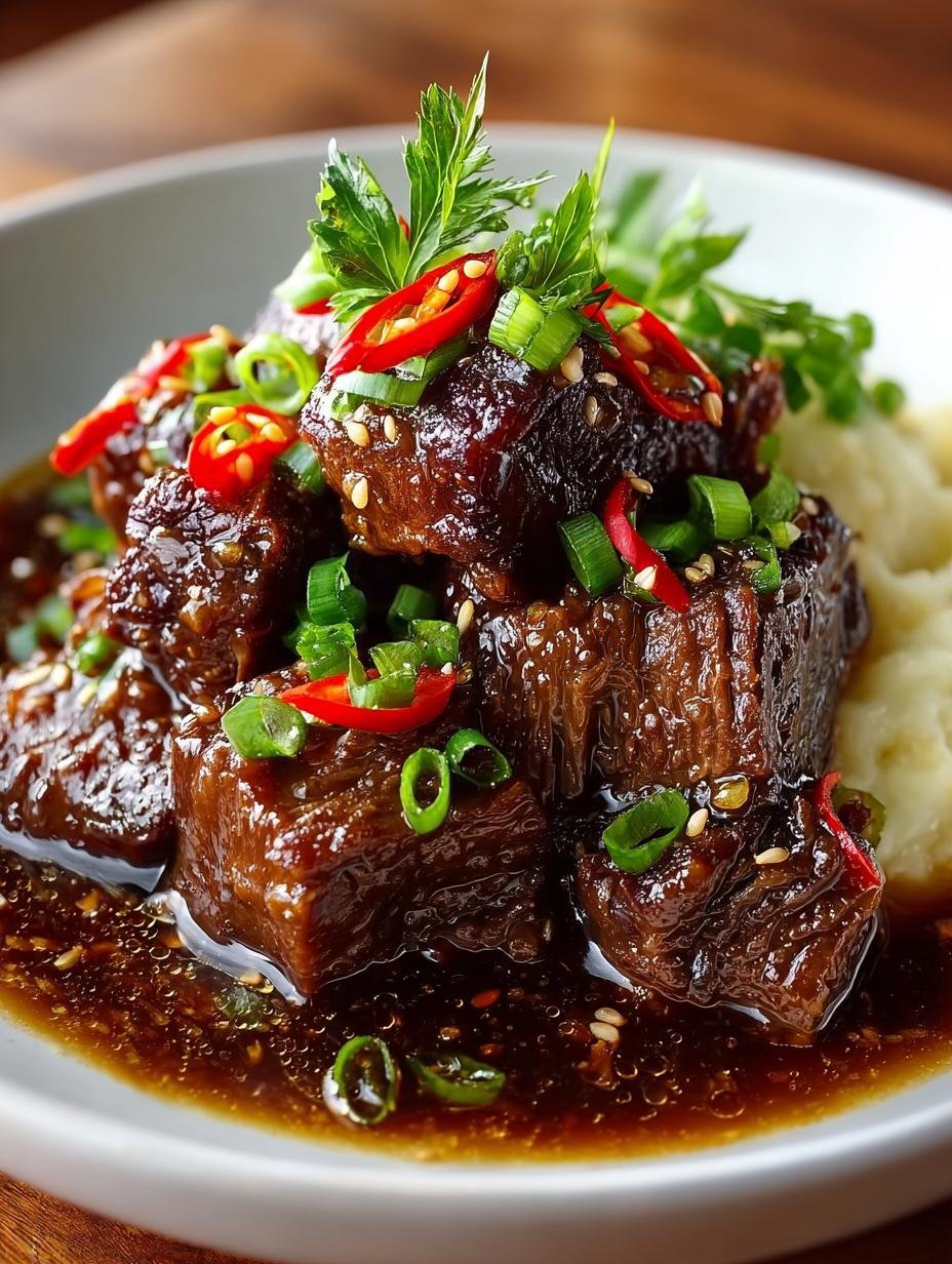 Tender Pressure Cooker Asian Braised Beef Bliss - Tender Pressure Cooker Asian - main visual representation
