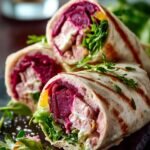 Tuna Beetroot Tortilla Wraps