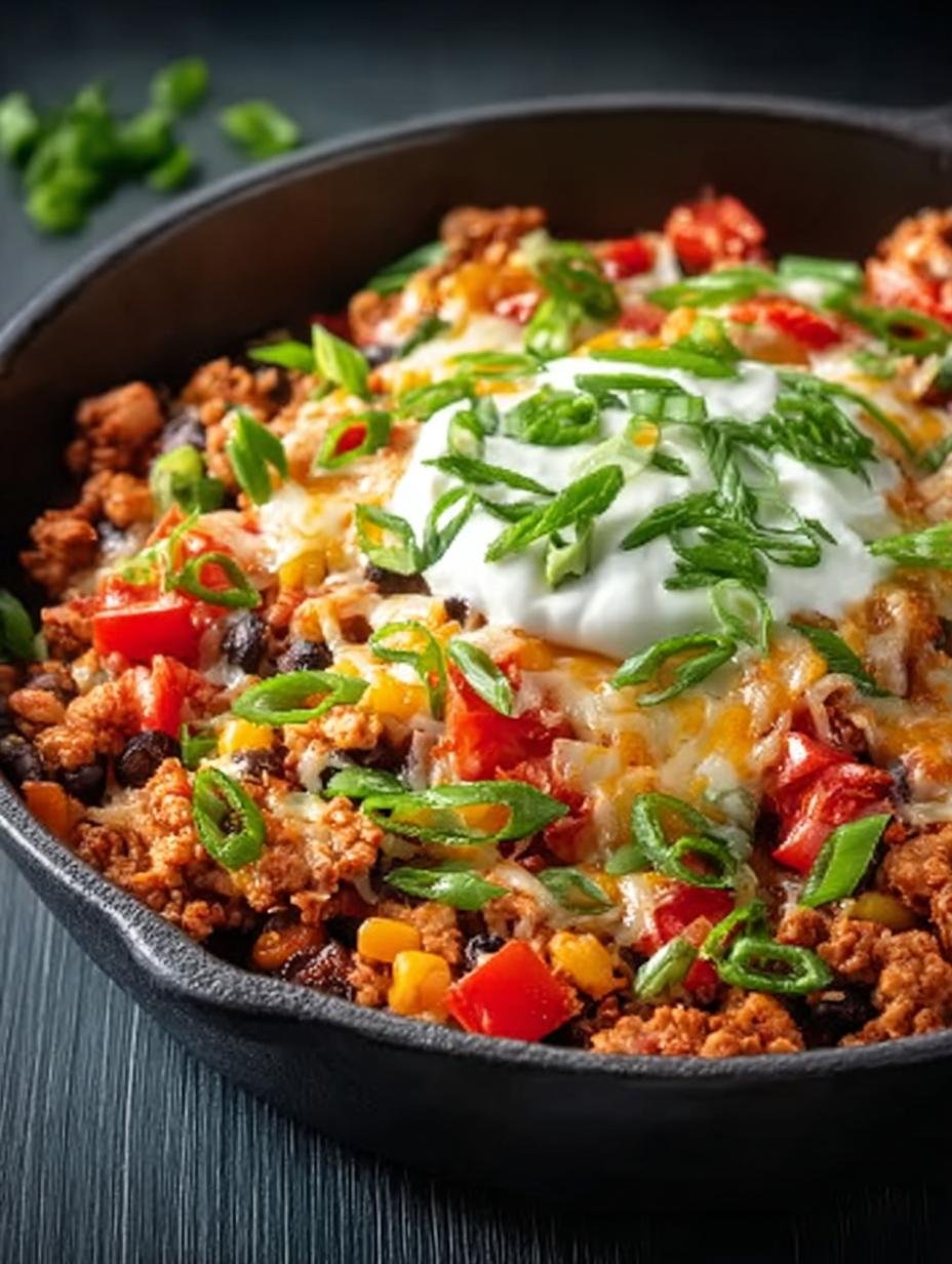 Turkey Taco Skillet: 7 Reasons to Love This Dish - Turkey Taco Skillet - additional detail