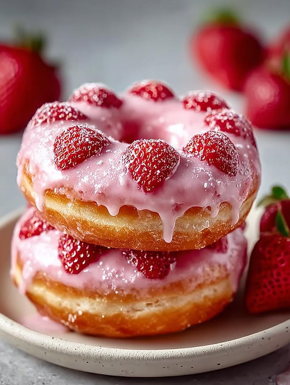Valentines Day Strawberry Donuts: 12 Sweetly Romantic Treats - Valentines Day Strawberry Donuts - main visual representation