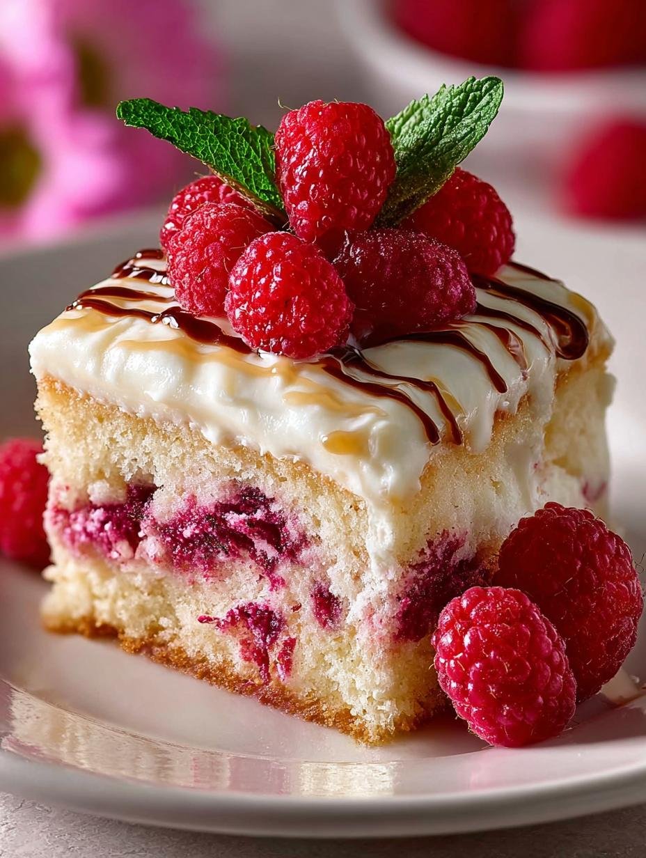White Chocolate Raspberry Cake: 12 Delicious Layers - White Chocolate Raspberry Cake - main visual representation