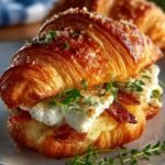 Apple Goat Cheese Croissant