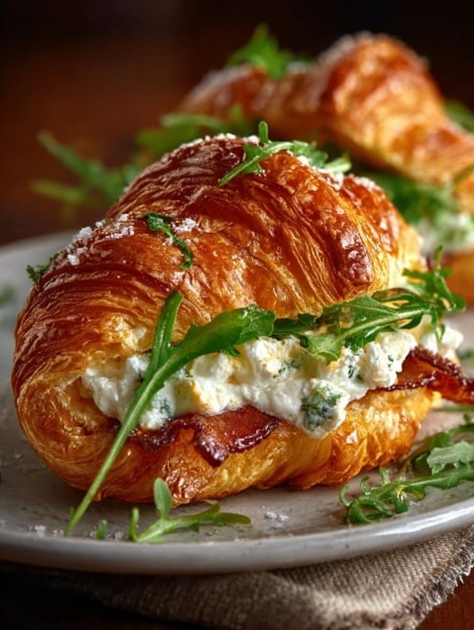 Delicious Apple Goat Cheese Croissant Recipe to Try - Apple Goat Cheese Croissant - additional detail