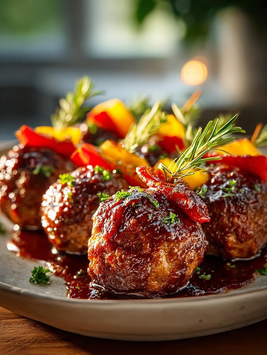 Bbq Beef Meatball Bell Skewers for Flavorful Gatherings - Bbq Beef Meatball Bell - main visual representation