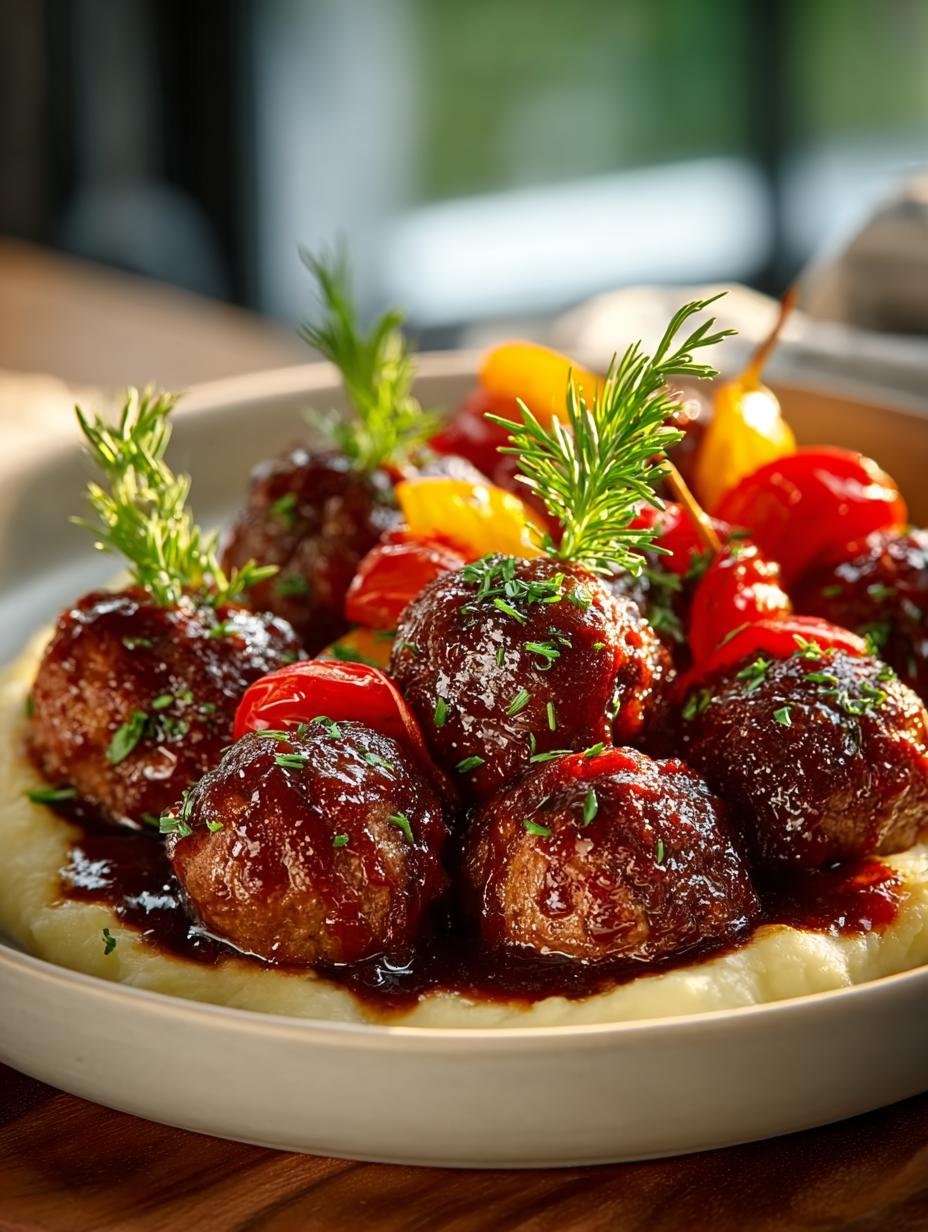 Bbq Beef Meatball Bell Skewers for Flavorful Gatherings - Bbq Beef Meatball Bell - additional detail
