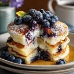 Blueberry Lemon Ricotta Pancakes