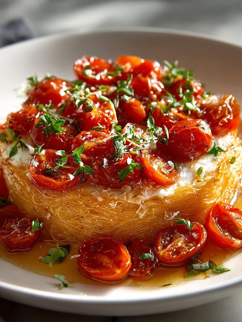 Delicious Caramelized Garlic Tomato Angel Hair Recipe - Caramelized Garlic Tomato Angel - main visual representation