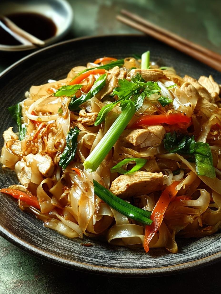 Savory Chicken Chow Fun: 30-Minute Comfort Food Delight - Chicken Chow Fun - main visual representation