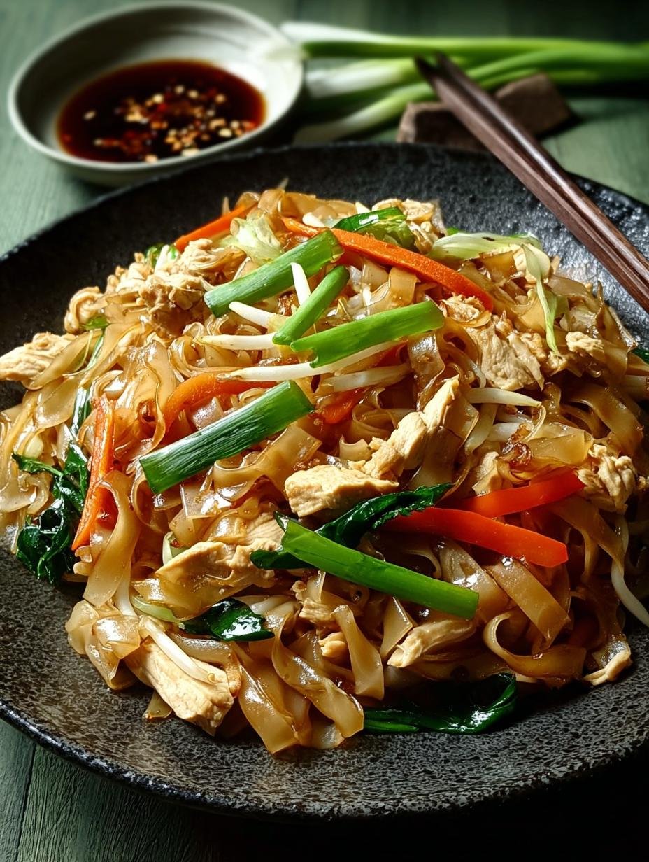 Savory Chicken Chow Fun: 30-Minute Comfort Food Delight