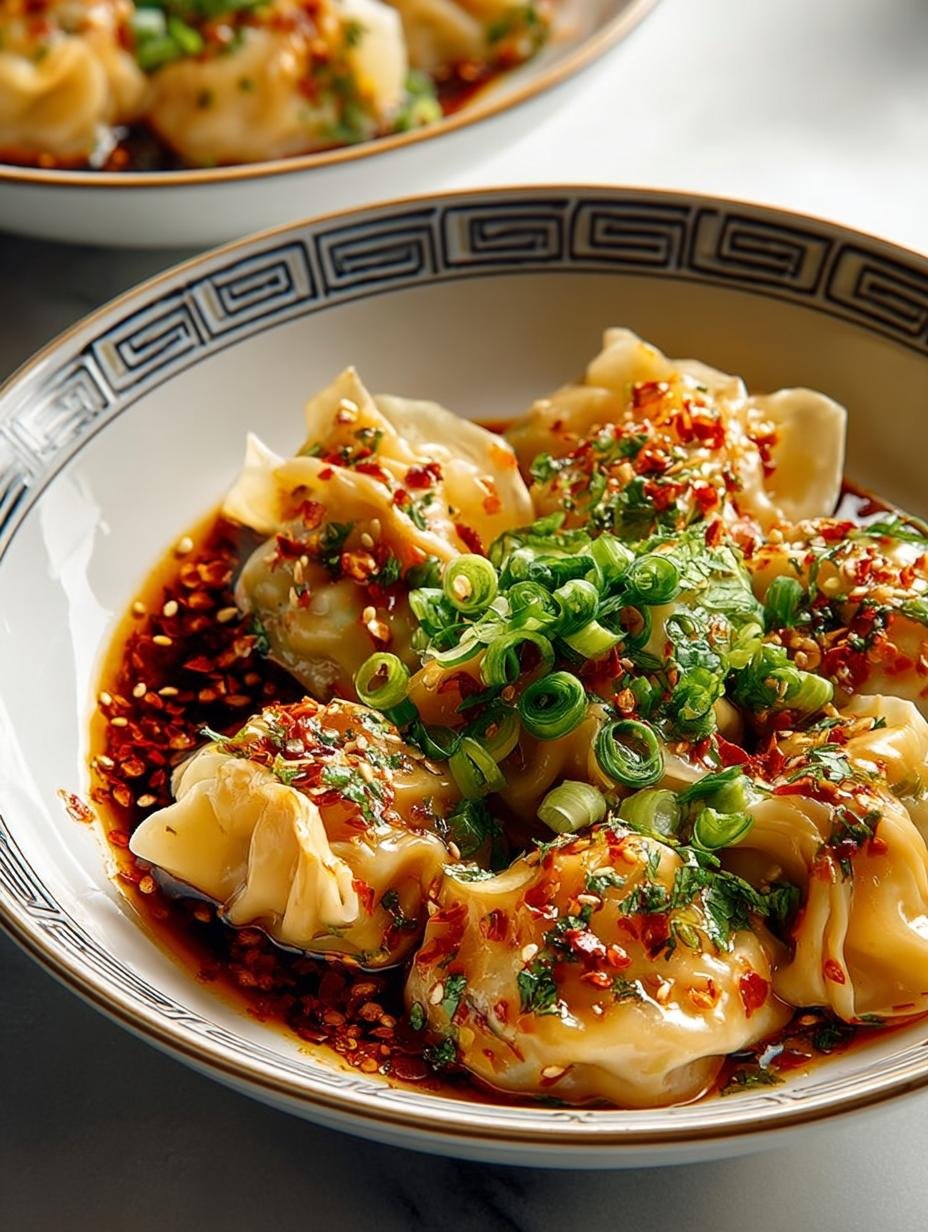 Chicken Wontons Spicy Chili with 5 Bold Flavors