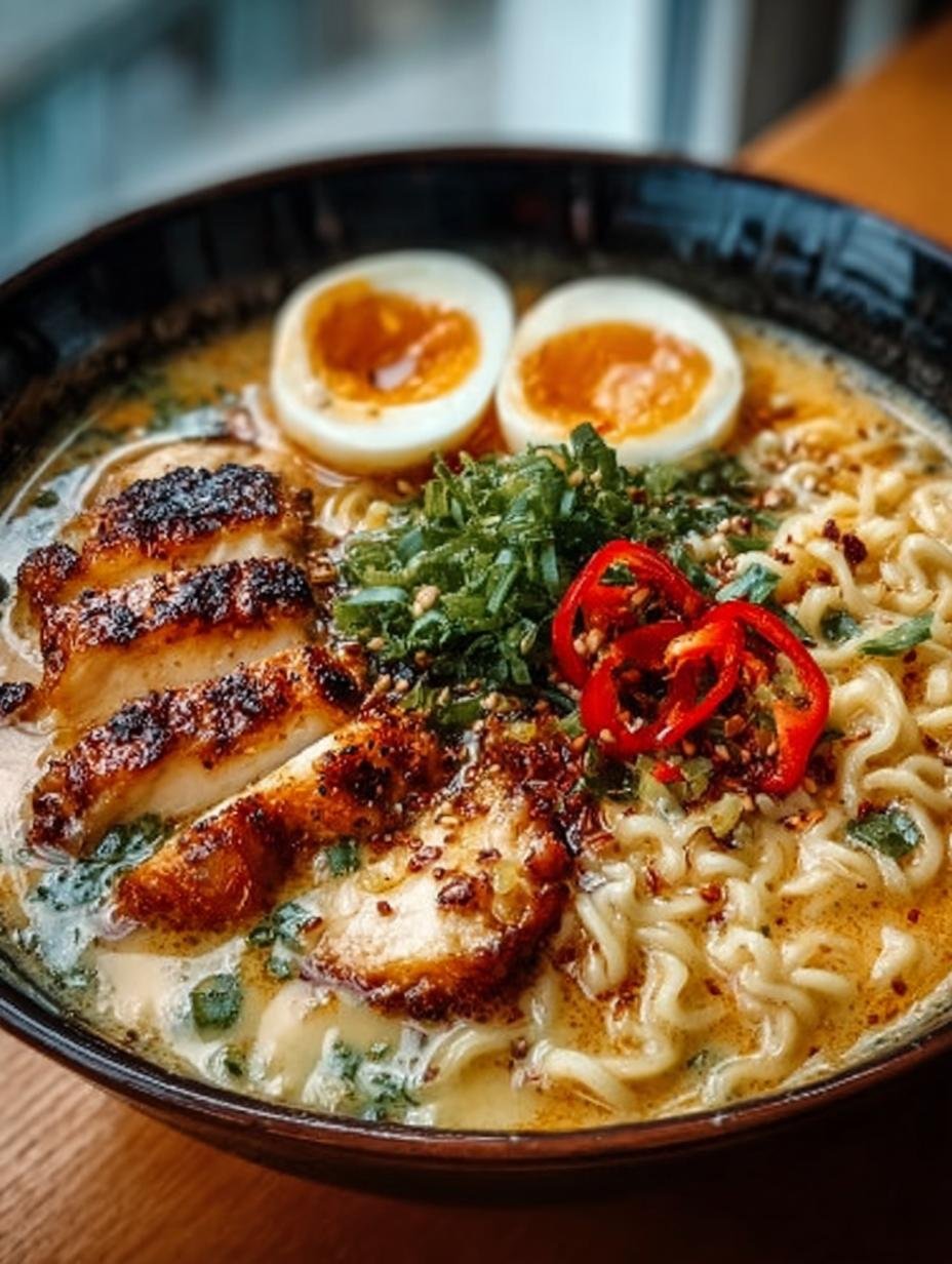 Creamy Garlic Chicken Ramen: 7 Steps to Comforting Bliss