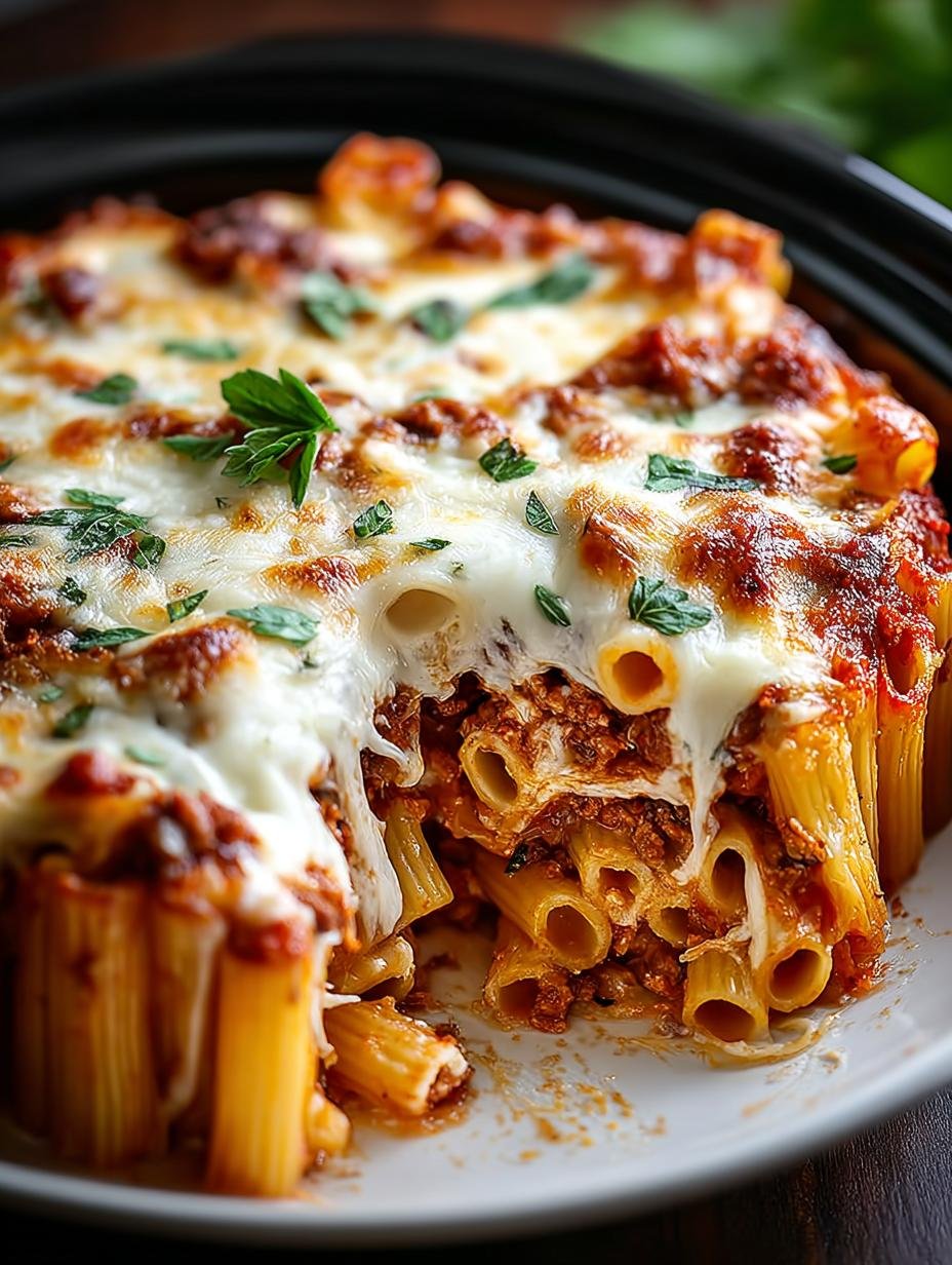Crock Pot Baked Ziti: 7 Reasons You'll Love This Comfort Dish - Crock Pot Baked Ziti - additional detail