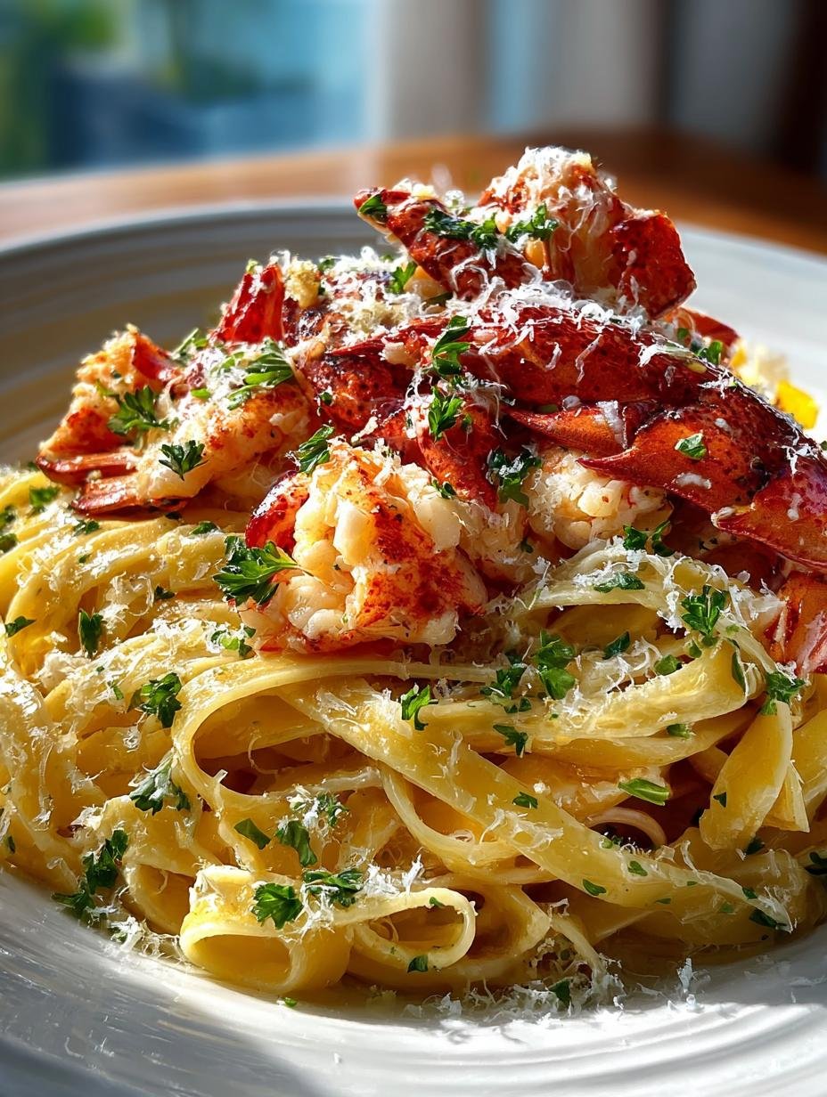 Decadent Buttered Lobster Pasta