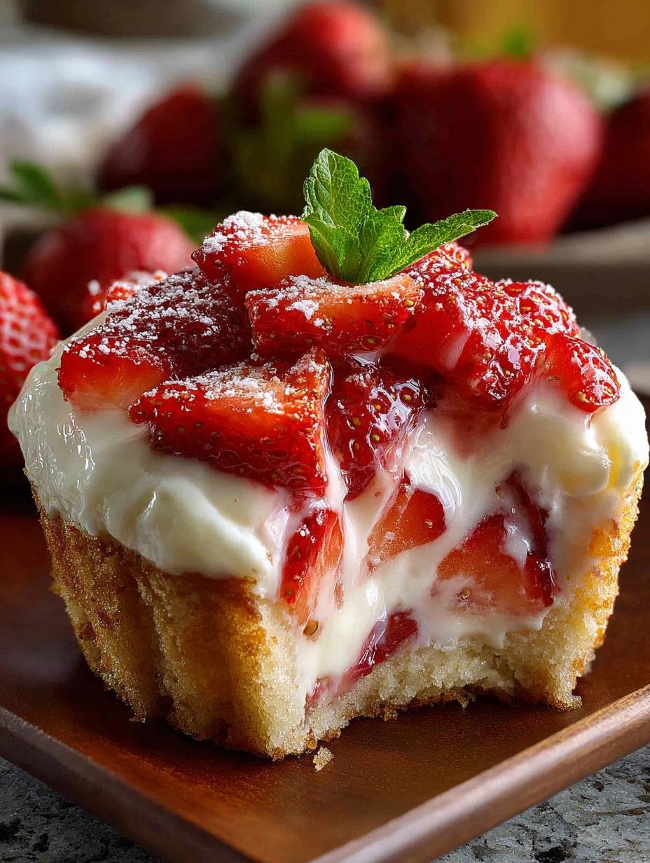 Healthy Strawberry Cream Cheese Muffins: 12 Indulgent Bites