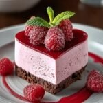 Heart Shaped Raspberry Mousse