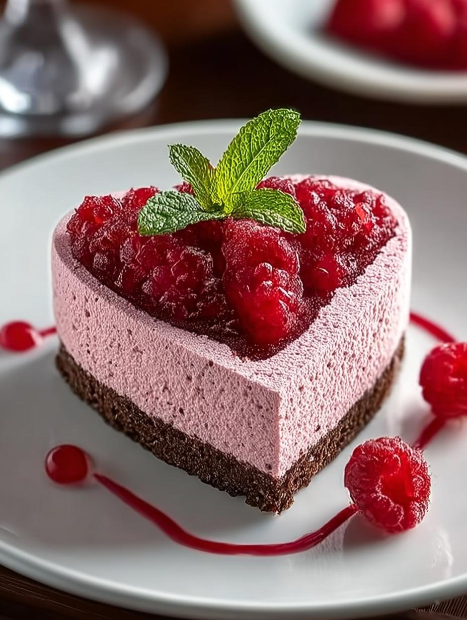 Heart Shaped Raspberry Mousse: 7 Romantic Dessert Ideas - Heart Shaped Raspberry Mousse - additional detail