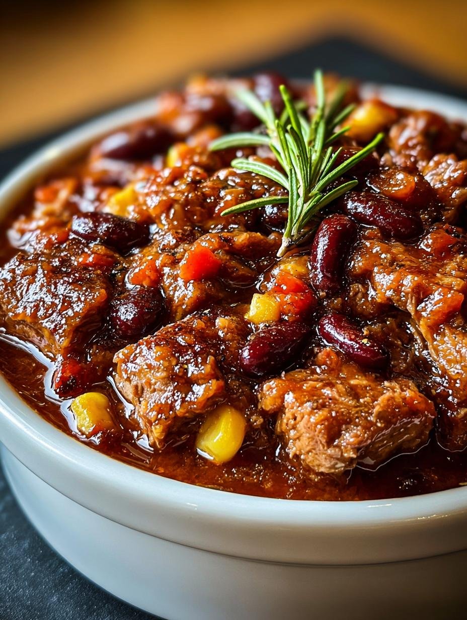 Hearty Slow Cooker Cowboy Beans: Comfort in Every Bite - Hearty Slow Cooker Cowboy - additional detail