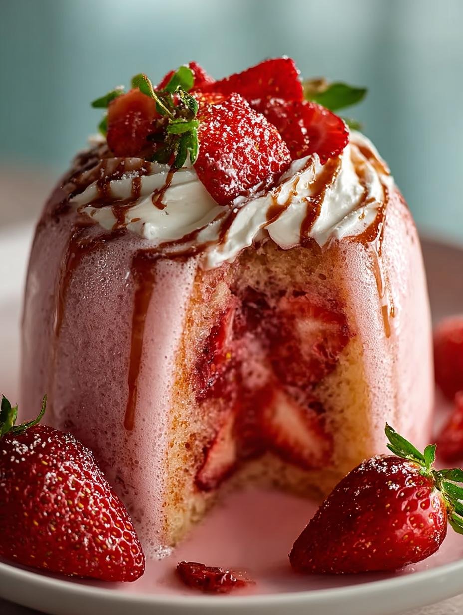 Irresistible Strawberry Milkshake Pound Cake Delight