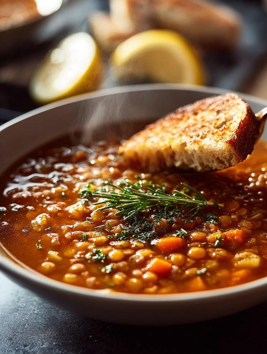 Lentil Soup with Lemon: A Comforting Delight for All - Lentil Soup with Lemon - main visual representation