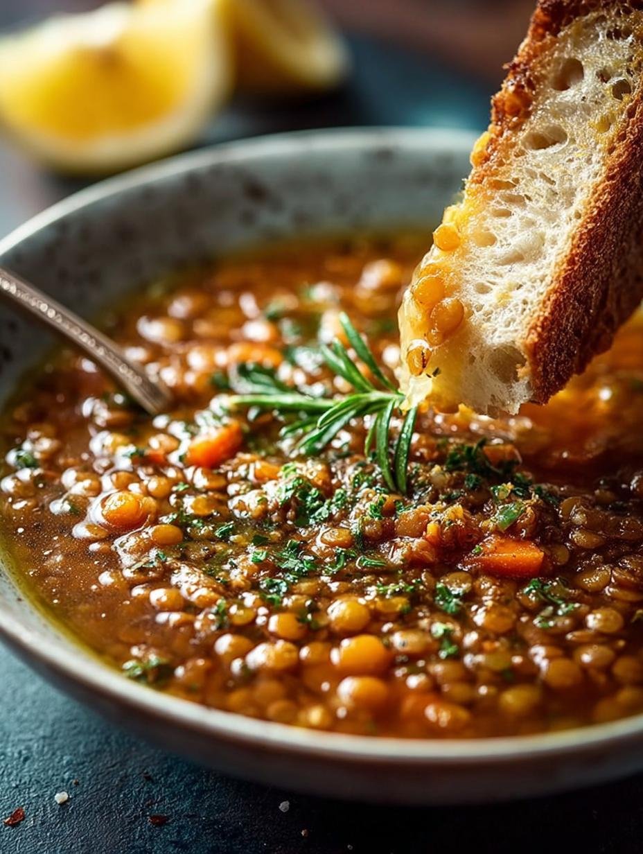 Lentil Soup with Lemon: A Comforting Delight for All
