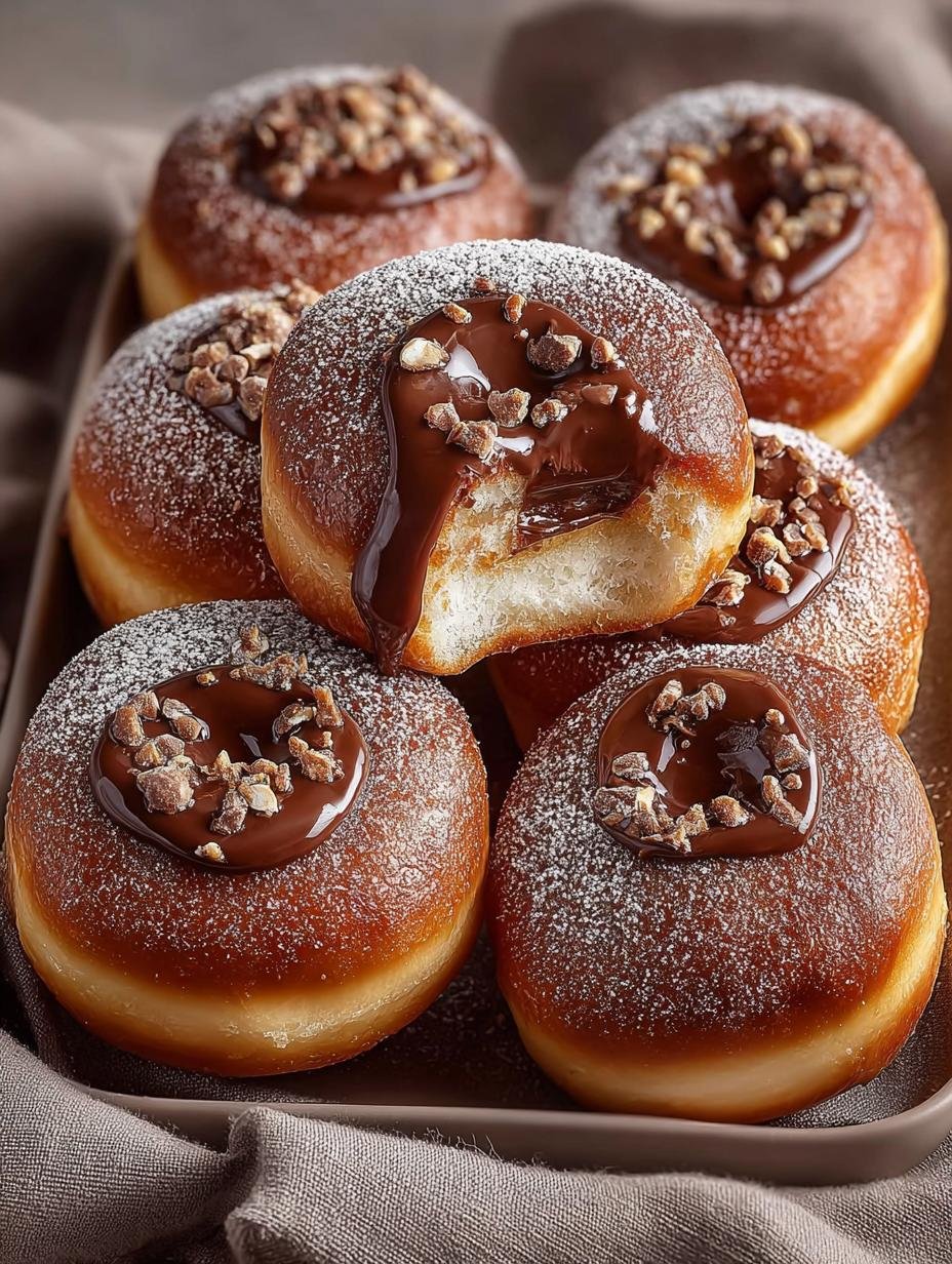 Milk Bread Nutella Donuts: 12 Heavenly Sweet Treats - Milk Bread Nutella Donuts - additional detail