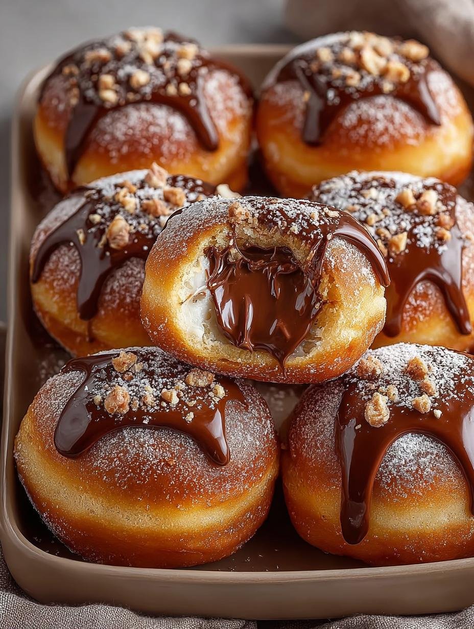 Milk Bread Nutella Donuts: 12 Heavenly Sweet Treats