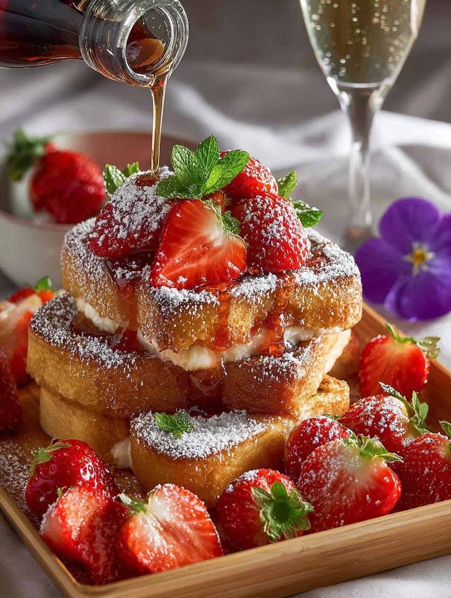 Delicious Mini Strawberry French Toast for Brunch - Mini Strawberry French Toast - main visual representation