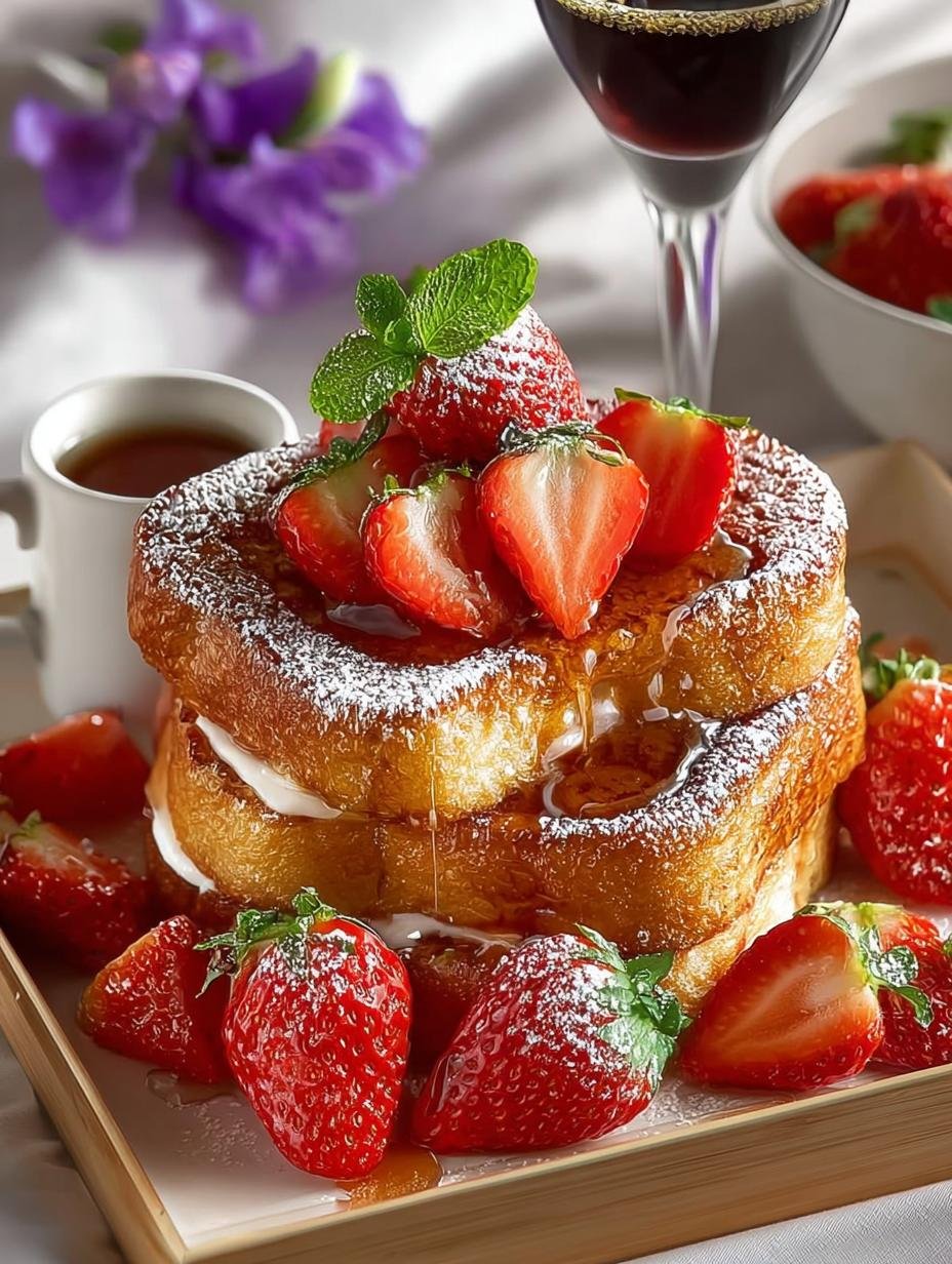 Delicious Mini Strawberry French Toast for Brunch - Mini Strawberry French Toast - additional detail