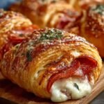 Mozzarella Pepperoni Croissant Rolls