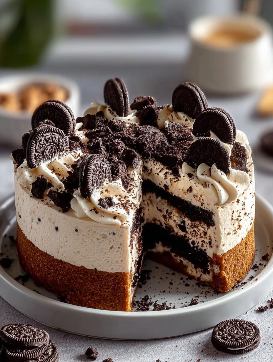 Decadent Oreo Cookie Cake That Will Blow Your Mind - Oreo Cookie Cake - additional detail