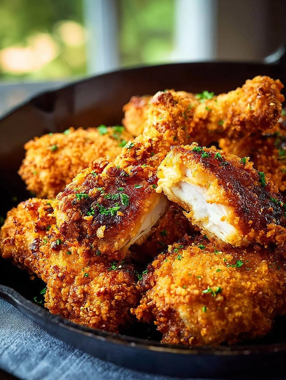 Oven Fried Buttery Chicken with 5 Simple Steps
