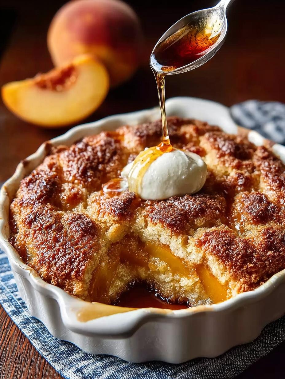 Easy Peach Cobbler Recipe: 5 Reasons to Indulge Today - Peach Cobbler - main visual representation