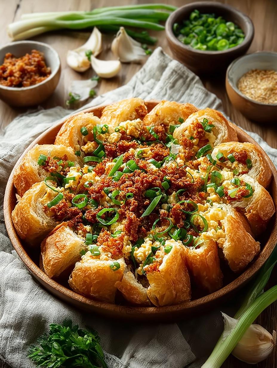 Pork Floss Scallion Star: 12 Irresistible Buns - Pork Floss Scallion Star - additional detail