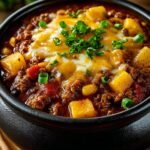 Slow Cooker Cowboy Casserole