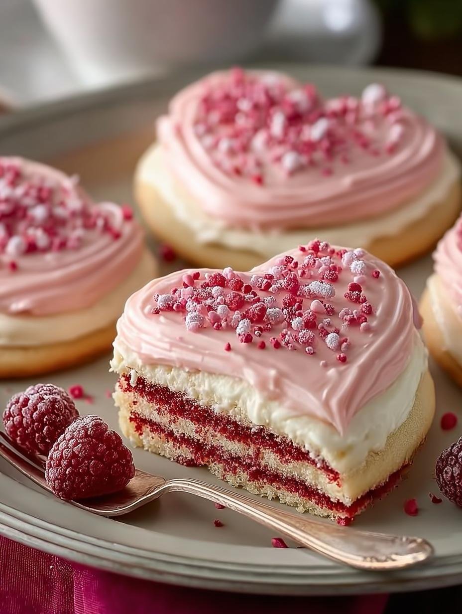 Soft Valentines Day Frosted Sugar Cookies for Your Love - Soft Valentines Day Frosted - main visual representation