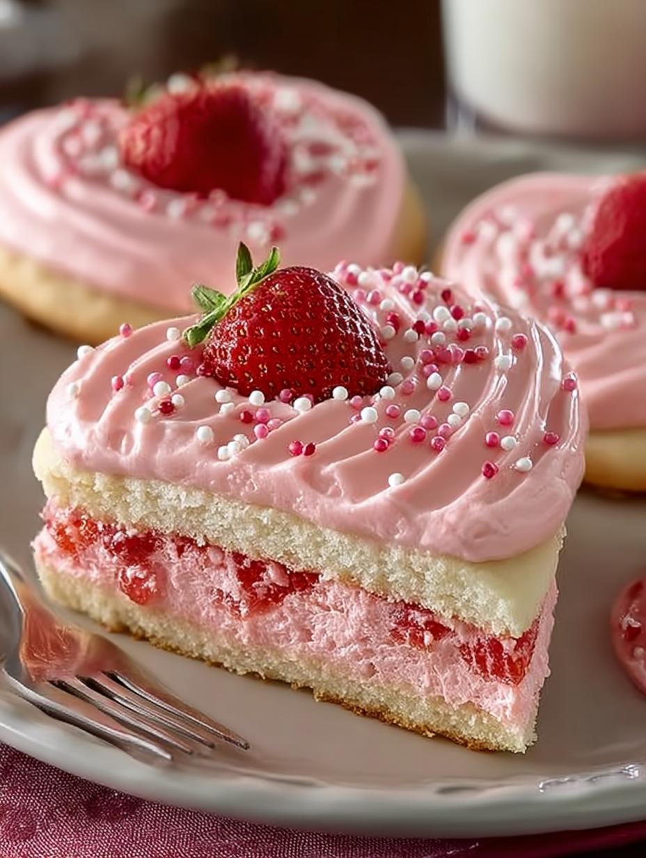 Soft Valentines Day Frosted Sugar Cookies for Your Love