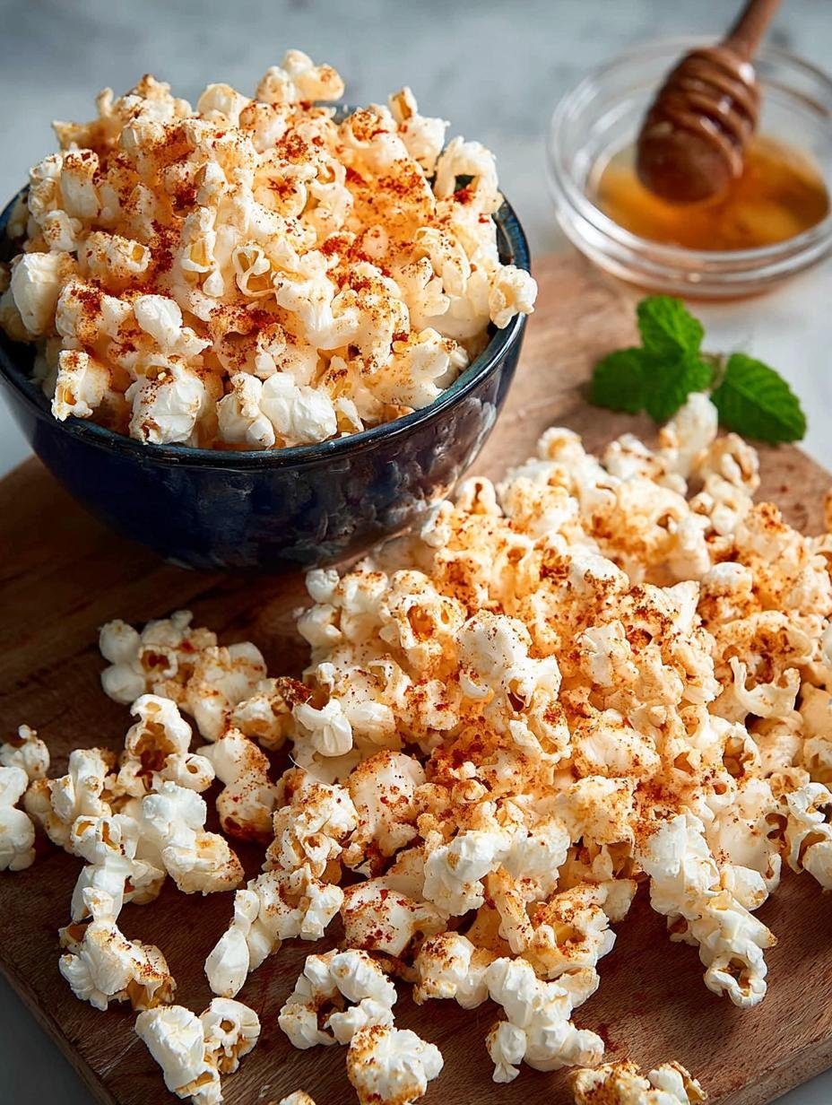 Spicy Parmesan Party Popcorn