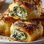 Spinach Artichoke Dip Rolls