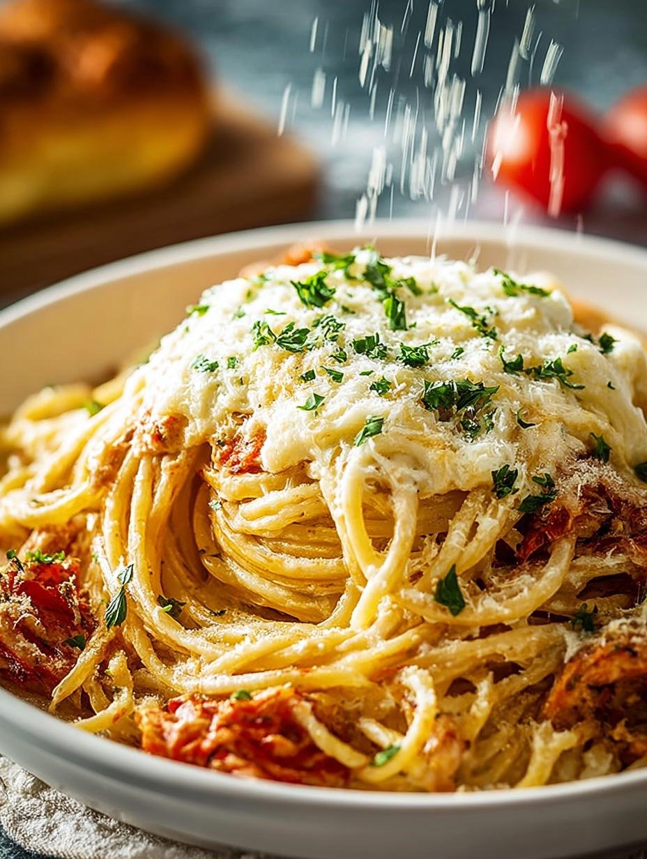 Tiktok Alfredo Spaghetti