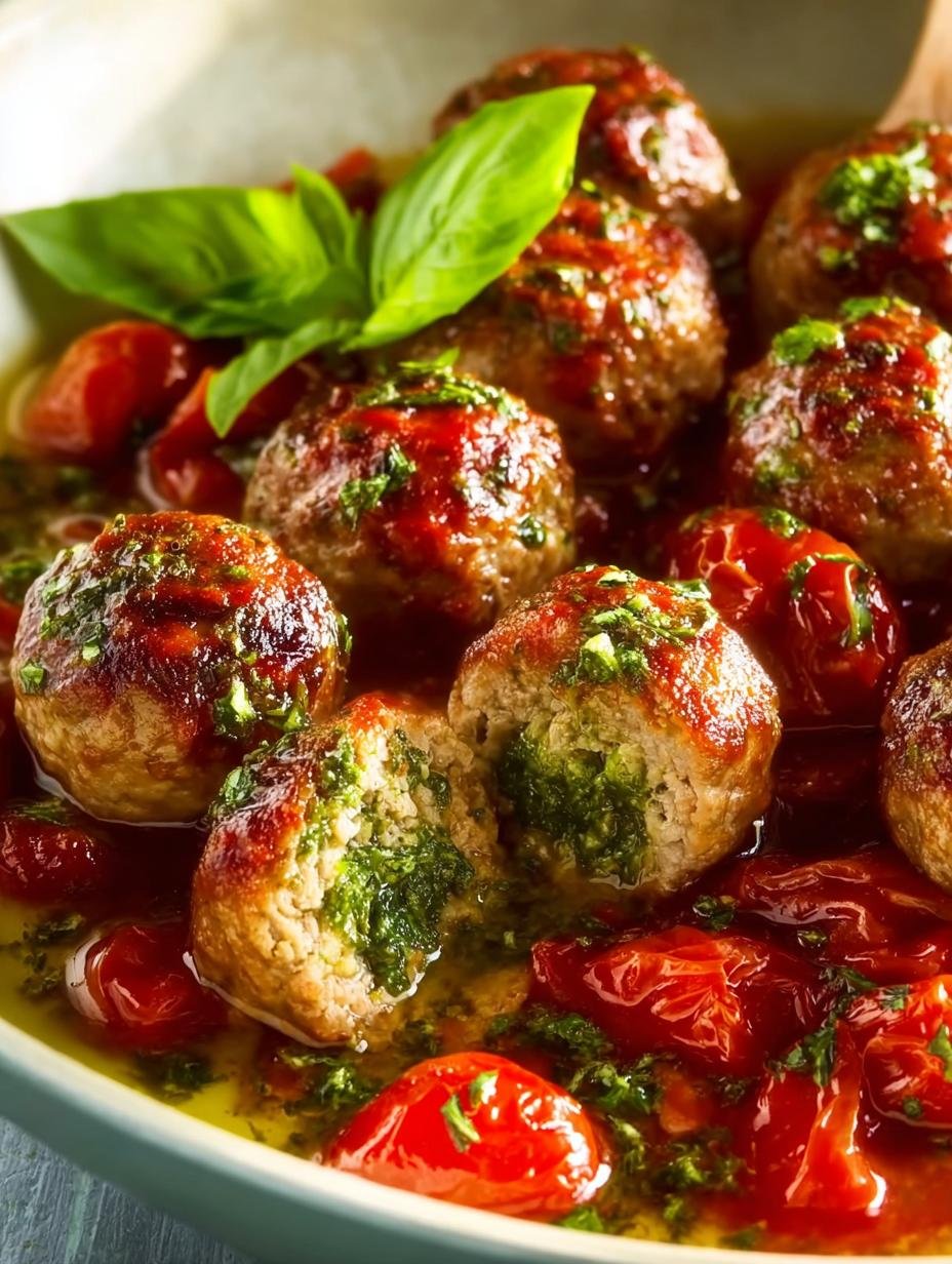 Savory Turkey Pesto Meatballs in 35 Minutes - Turkey Pesto Meatballs - main visual representation